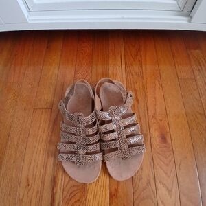 Vionic Tan Strappy Sandals